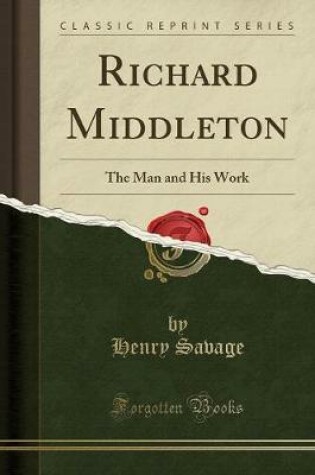 Cover of Richard Middleton