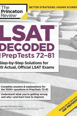 Cover of LSAT Decoded (PrepTests 72-81)