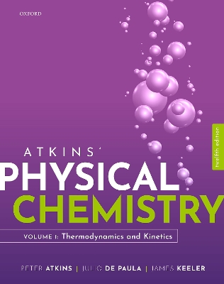 Book cover for Atkins Physical Chemistry V1