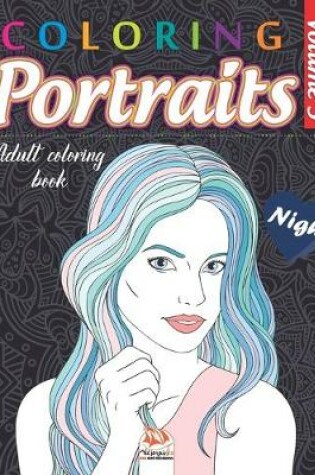 Cover of Coloring portraits 5 - night