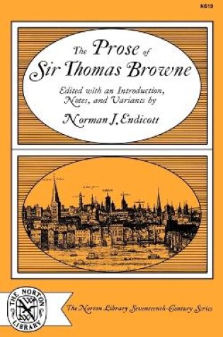 Cover of The Prose of Sir Thomas Browne