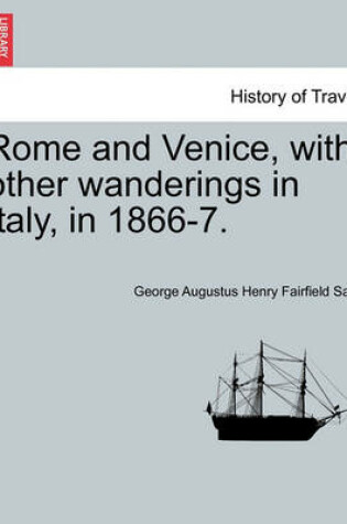 Cover of Rome and Venice, with Other Wanderings in Italy, in 1866-7.