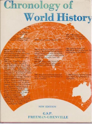 Book cover for Chronology of World History