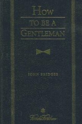 Cover of Se: How to Be a Gentleman Revised