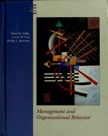 Book cover for Managing Org Behaviour