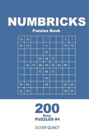 Cover of Numbricks Puzzles Book - 200 Easy Puzzles 9x9 (Volume 4)
