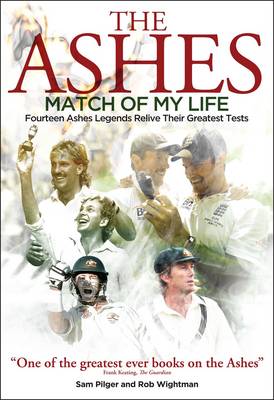 Book cover for Ashes Match of My Life