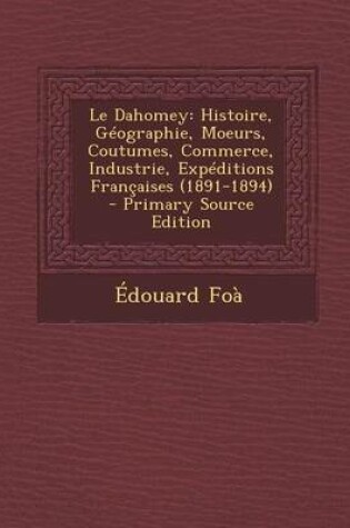 Cover of Le Dahomey