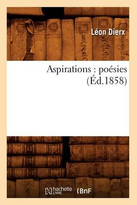 Cover of Aspirations: Poésies (Éd.1858)