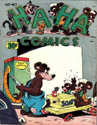 Book cover for Ha Ha Comics Number 40 Humor Comic Book