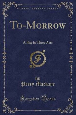 Cover of To-Morrow