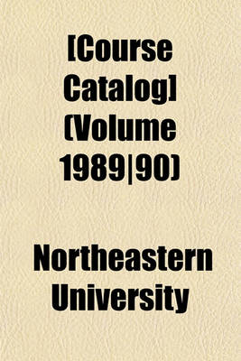 Book cover for [Course Catalog] (Volume 1989-90)