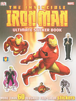 Book cover for The Invincible Iron Man Ultimate Sticker Book