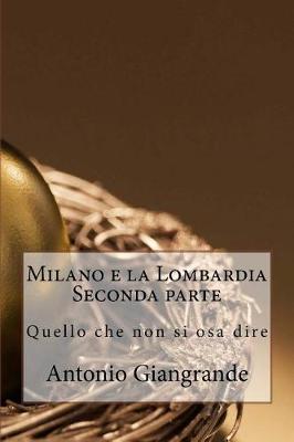 Book cover for Milano E La Lombardia. Seconda Parte