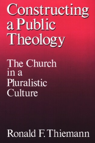 Cover of Constructing a Public Theology