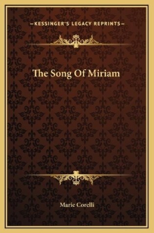 Cover of The Song Of Miriam