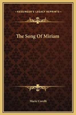 Book cover for The Song Of Miriam