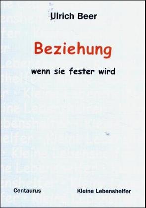 Book cover for Beziehung - wenn sie fester wird