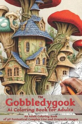 Cover of The Gobbledygook Ai Coloring Book for Adults