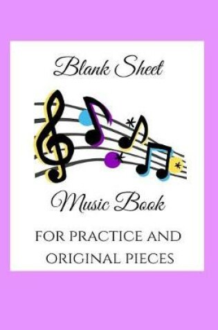 Cover of Blank Sheet Music Book