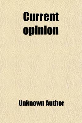 Book cover for Current Opinion (Volume 8)