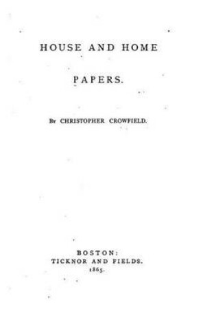 Cover of House and Home Papers