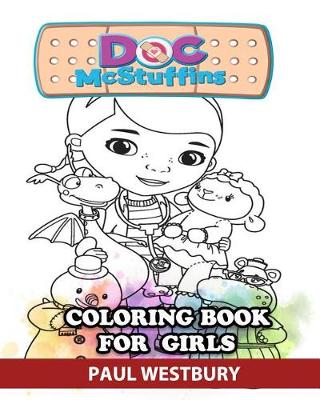 Book cover for Doc McStuffins Coloring Book for Girls