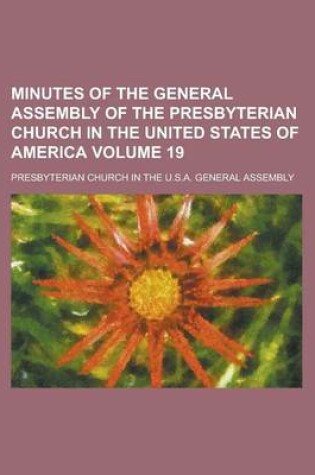 Cover of Minutes of the General Assembly of the Presbyterian Church in the United States of America (1858)