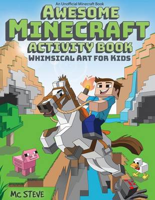 Book cover for Awesome Minecraft Activity Book