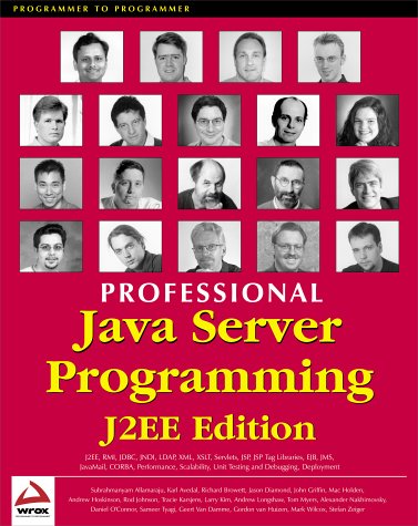 Book cover for Professional Java Server Programming