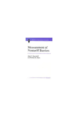 Book cover for Measurement of Nontariff Barriers