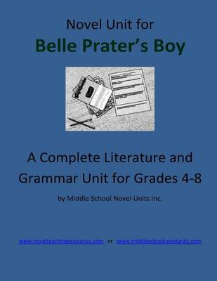 Book cover for Novel Unit for Belle Prater's Boy