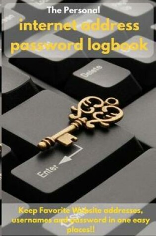 Cover of Internet Address Password Logbook