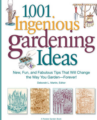 Book cover for 1,001 Ingenious Gardening Ideas