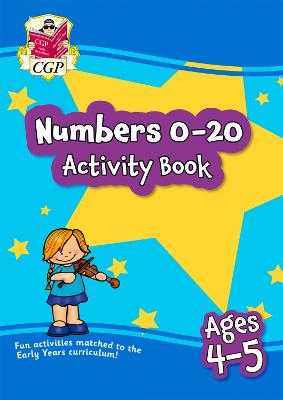 Book cover for Numbers 0-20 Activity Book for Ages 4-5 (Reception)