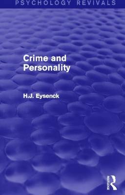 Book cover for Crime and Personality (Psychology Revivals)