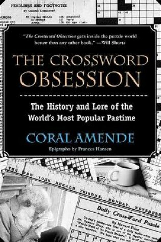 Cover of The Crossword Obsession
