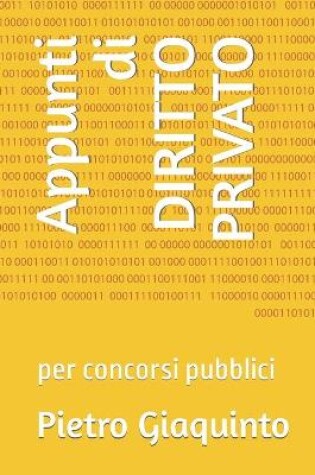 Cover of Appunti di DIRITTO PRIVATO