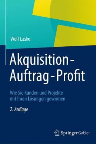 Cover of Akquisition - Auftrag - Profit