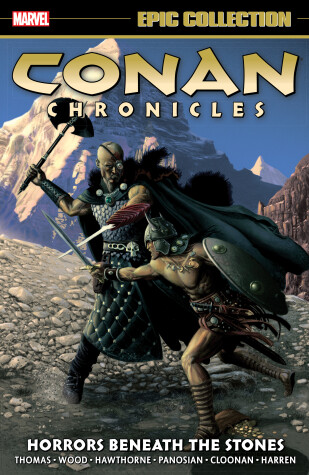 Book cover for Conan Chronicles Epic Collection: Horrors Beneath The Stones