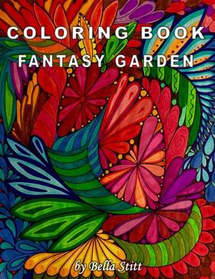 Book cover for Coloring Book Fantasy Garden