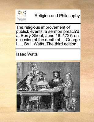 Book cover for The Religious Improvement of Publick Events