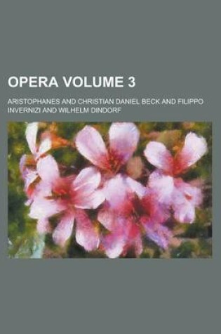 Cover of Opera Volume 3