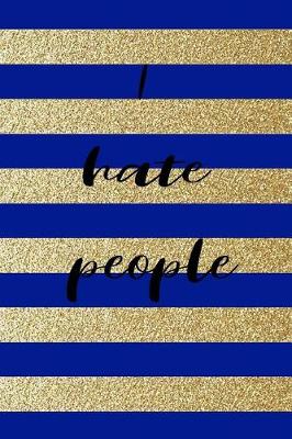 Book cover for I hate people