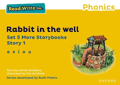 Book cover for Read Write Inc Phonics: Yellow Set 5 More Storybook 1 Rabbit in the well