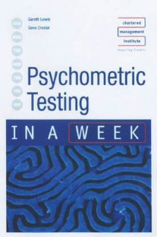 Cover of Psychometric Testing in a Week