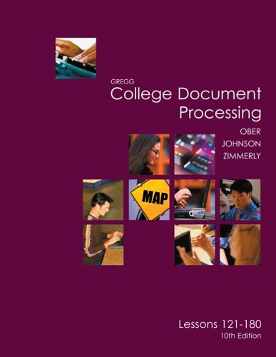 Book cover for Gregg College Keyboarding & Document Processing (Gdp), Lessons 121-180 Text