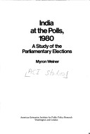 Book cover for India at the Polls, 1980