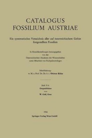 Cover of Graptolithina