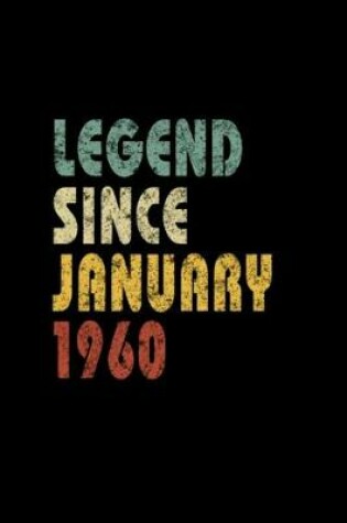 Cover of Legend since vintage January 1960 Retro Vintage